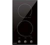 beldeko plaque induction 2 feux 3600w manettes - marque française noir G