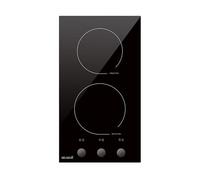 Beldeko – Plaque à induction encastrable 2 feux – 3600W, 11 niveaux, manettes, minuteur