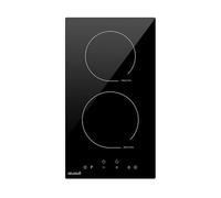 Beldeko Plaque à induction Domino encastrable 2 feux 3600W 2 boosters Minuteur Touches tactiles