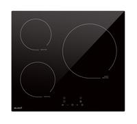 Beldeko Plaque de cuisson encastrable à induction 3 foyers 6200 W minuteur intégré
