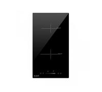 BELDEKO - Plaque Induction Encastrable 2 Foyers - Slider - 3600W avec Double Booster et Minuterie Indépendante