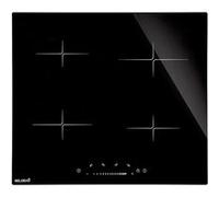 Plaque Induction 4 Feux Encastrable avec Slide Control BELDEKO - 7500W avec 4 Boosters - 14 Niveaux de Puissance - Fiable et Robuste - Minuteur, Touches Tactiles, Anti-Débordement