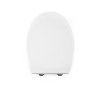 Beldray Abattant WC Anti-Bac, forme D, fermeture douce, blanc