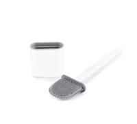Beldray Antibac Brosse WC Slimline, Poils Silicone, Blanc