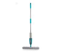 Beldray Balai à Franges Anti-bac 2 en 1 pour sols durs, Nettoyage et Polissage, Tampon Lavable en Machine, traité avec pyrithione de Zinc, réservoir d'eau intégré de 400 ML, retournez pour basculer