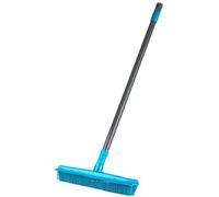 Beldray Balai En Caoutchouc Pet Plus+, Brosse de Nettoyage avec Raclette Pour Tapis et Moquettes, Manche Extensible 1,2 m, Parfait pour Enlever les Poils d'Animaux, Cheveux et Saletés