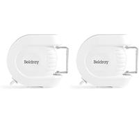 Beldray Corde à Linge Rétractable 12 mètres, Fil à Linge Rétractable Extérieur ou Intérieur pour Vêtements, Très Résistant, Installation Murale Flexible et Facile, Étendoir à Linge pour Murs