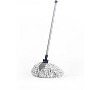 Beldray Deep Clean Scourer Mop - Comprend Une Tête de Rechange en Microfibre, Tampon Éponge Non Abrasif pour Les Taches et Marques Tenaces, Manche Extensible 120cm, Stratifié, Bois et Carrelés.