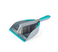 Beldray Ensemble Pelle et Brosse Anti-bac, Poils Anti-Rayures, revêtement de Sol Dur, Traitement antibactérien, Pelle Profonde avec Dents de Nettoyage en Caoutchouc et lèvre en Caoutchouc, Pieds sur