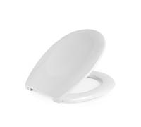 Beldray LA030252 Duroplast Abattant WC, Siège et Couvercle de Toilette en Duroplastique, Fermeture en Douceur, Charnières en Alliage de Zinc, Convient à la Plupart des Toilettes de Taille Standard