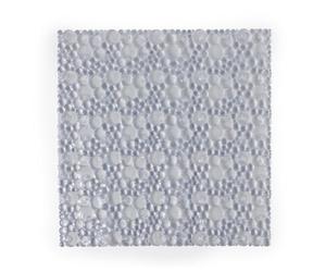 Beldray LA032685UFFEU7 Tapis de douche en PVC anti-bac - Tapis de bain avec aspiration antidérapante pour une utilisation sécurisée, facile à nettoyer, traité avec une protection anti-bac, 68 x 39 cm