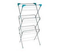 Beldray LA050397EU Elegant Séchoir à Linge Pliable, 3 Niveaux, Étendoir à Linge Pliant avec 4 Crochets Latérales Idéales pour Les Cintres, Gain de Place, Espace de Séchage de 15 m, 64 x 45 x 138 cm
