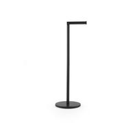 Beldray LA0532708BLKFEU7 Support de Papier Toilette - Support Rotatif, Autoportant, Contient Jusqu'à 4 Rouleaux, Base Pondérée Ronde, Finition Mat Noir, Économise de l'espace, 56 x 19.5 x 17cm
