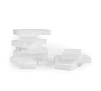 Beldray LA080516EU7 Lot de 10 Éponges Magiques, Éponge Blanc pour Toutes Surfaces, Elimine Les Traces et Taches Tenaces, Utiliser Sec ou Humide, Éponge pour Cuisines et les Salles de Bains