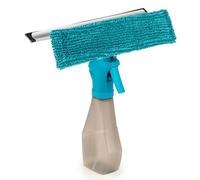 Beldray Lave-Vitres avec Pulvérisateur, Tampon de Nettoyage en Microfibre Amovible, Capacité 200 ml, Bouteille Vaporisateur avec Raclette Squeegee - Idéal pour Fenêtres, Carreaux & Miroirs, LA024275TQ