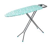 Beldray Table à Repasser Pliable - Table de repassage compacte, 7 réglages de hauteur, légère, utilisable pour gauchers & droitiers, repose-fer ajustable, 110 × 33 cm, motif coquelicot