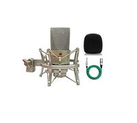 Belear TLM 103 Kit de microphone à condensateur cardioïde à grand diaphragme Filtre anti-pop en mousse Câble pour enregistrement studio professionnel, Home Studio, diffusion FM et voix off