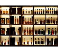 BELECO 2.5x1.8m Tissu De Luxe Bar Photographie Fond Café Restaurant Bar Bouteille De Vin Whisky Rack Photo Fond Ville Club Vie Nocturne Bar Décoration De Fête Vidéo Photographie Prop Papier Peint