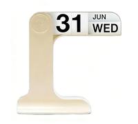 Beleda Calendrier perpétuel à rabat, calendrier de bureau 2024-2025 pour le quotidien, décoration d'intérieur, accessoires de bureau, décoration de maison, calendrier perpétuel mensuel, hebdomadaire,