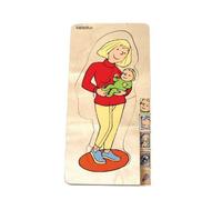 Beleduc - 17024 - Puzzle À Superposition En Bois - Maman - 27 Pièces