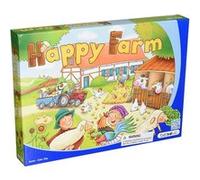 Beleduc Jeu de Société pour Enfant Éducatif Happy Farm - Enfant 4 ans et plus - 53 Pièces, 40 Animaux de la Ferme en Bois - Apprentissage des Mathématiques, de la Logique - 2 à 4 Joueurs