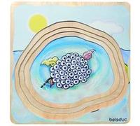 Beleduc Puzzle développement Grenouilles en bois 28 pièces 20,5 cm Multicolore