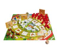 Beleduc – Jeu de société éducatif Happy Farm – Multicolore, 53 pièces, 4 ans et plus, 2 à 4 joueurs