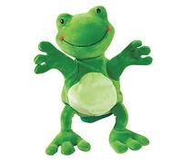 Beleduc Marionnette Grenouille - Marionnette à Main pour Enfant 3 Ans et Plus - Jeu Histoire de Peluches - Développe Communication, Imagination et Attention de l'enfant - Douce et Amusante