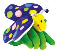 beleduc Marionnette à main Papillon – Enfant 3 ans et plus – Douce et amusante, développe imagination