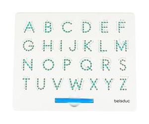 beleduc planche à dessin magnétique lettres 28 cm blanc Blanc G