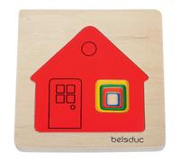 Beleduc Puzzle De Chalet En Couches