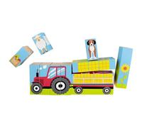 Beleduc Puzzle De Ferme En Blocs