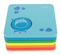 beleduc puzzle forme safari animaux 20,5 cm 11 pièces Multicolore G