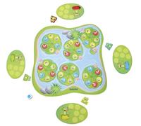 Beleduc Quaki - Tapis de Jeu de Grenouilles Magnétiques - Développement de la Mémoire et Apprendre Les Couleurs pour Enfants 3 Ans - Cadeau Fille Garçon - Jeu Éveil, Motricité
