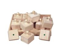 Beleduc Rasselbande, 12 cubes en bois
