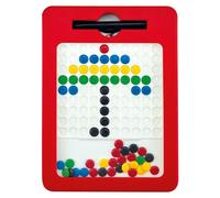 Beleduc Tableau magnétique 2 en 1, jeu magnétique, jouable des deux côtés, jeu éducatif magnétique et tableau à dessin pour enfants, jeu créatif et dessin, favorise l'imagination et la motricité fine