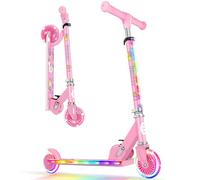 BELEEV V2 Trottinette pour Enfants 3 à 12 Ans, Trottinette Pliable à 2 Roues LED Roues Lumineuses, Stem, Deck, 3 Réglables en Hauteur, Trottinette pour Filles et Garçons, Scooter