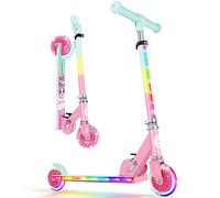 BELEEV V2 Trottinette pour Enfants 3 à 12 Ans, Trottinette Pliable à 2 Roues LED Roues Lumineuses, Stem, Deck, 3 Réglables en Hauteur, Trottinette pour Filles et Garçons, Scooter