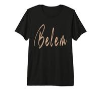 Belem Brazil Design Vintage élégant T-Shirt Haut de Gamme