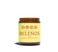 BELENOS Bougie Parfumée Monoï, Cire 100% Végétale (Grand format), Cadeau réconfortant pour les femmes, plus de 40h de combustion, 450gr