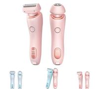 Belerae Brazilian Shaver, Belerae Razor, 2 in 1 Electric Brazilian Shaver for Women, Achieve Silky Smooth Skin Effortlessly (Red)