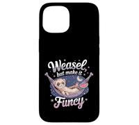 Belette But Make It Fancy Furet Relaxant Coque pour iPhone 15