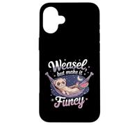 Belette But Make It Fancy Furet Relaxant Coque pour iPhone 16 Plus