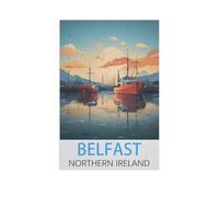 Belfast, Irlande du Nord,Puzzle 1000 Pièces, Convient pour Adultes Et Enfants Puzzle À Partir De 8 Ans , Jeu D'adresse pour La Famille(50x70cm)-AL47