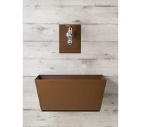 belfer Fontaine murale de jardin avec robinet et baignoire 42/PRQ Rouille