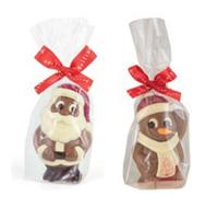 BELFINE-Personnage de Noël en chocolat Belfine - 75 g
