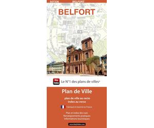 Belfort, Territoire de Belfort - Plan de ville | Blay Foldex