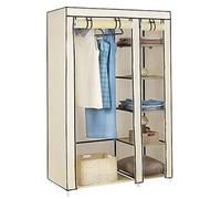 Belfoyer Casier, Armoire, sans Odeur, 5 Armoires à Chaussures Placard Non-tissé, Métal Antirouille, pour Vestiaire, Chambre, 110 * 45 * 175cm, Beige (Beige, 110 * 45 * 175cm)