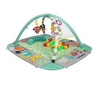 Belfoyer Tapis d'activité pour bébé, 30 balles océaniques, parc, arche en mousse, chambre d'enfant, avec accessoires, maille respirante, sûr et sécurisé, pour bébés de 3 mois et plus (Vert Pomme)