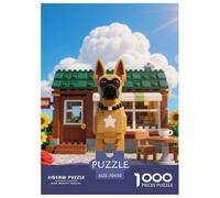 Belge Tervuren 1000 Pieces Puzzle Pets Mignons Puzzles De Couleurs pour La Décoration De La Maison Le Cadeau Parfait pour La Famille Et Les Amis Jeu Difficile pour Les 70x5